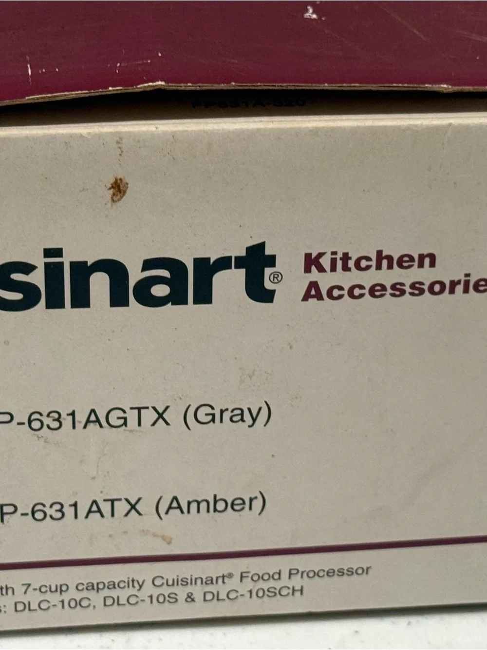 NEW Cuisinart Food Processor Work Bowl - Model FP - 631AGTX